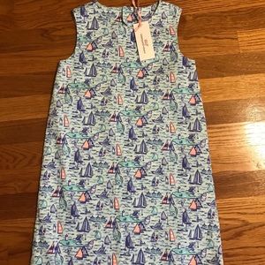 NWT vineyard vines girls dress, size 7